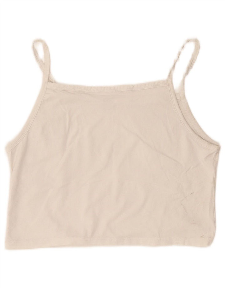 Levi's Damen Crop Cami Top UK 12 Mittelweiß