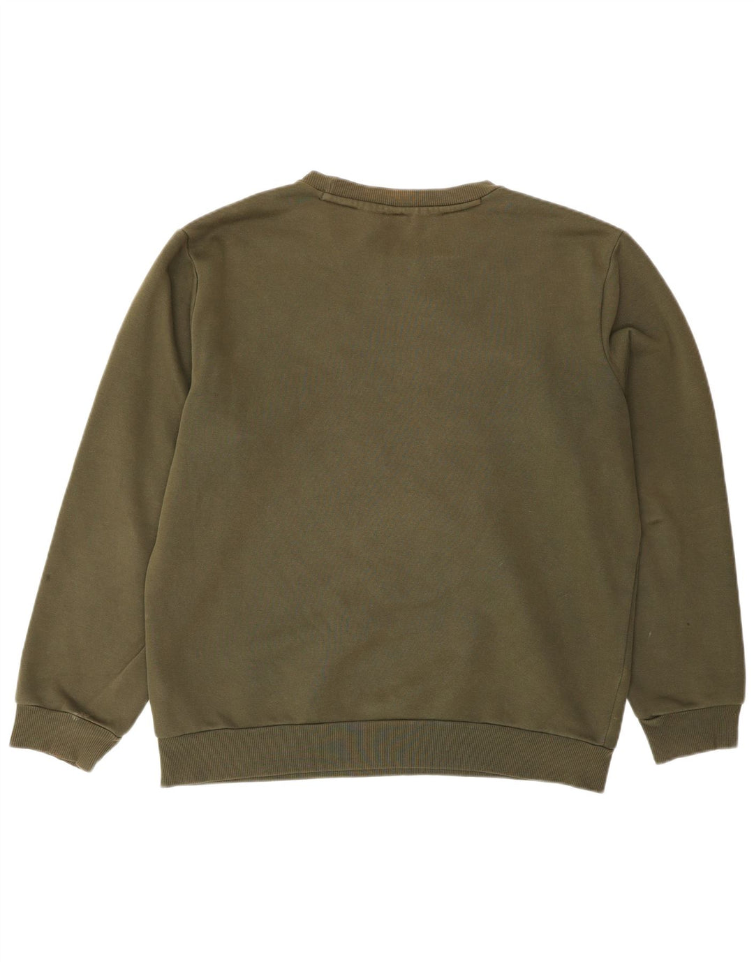 Puma Herren Grafik-Sweatshirt-Pullover, mittlere Khaki-Baumwolle