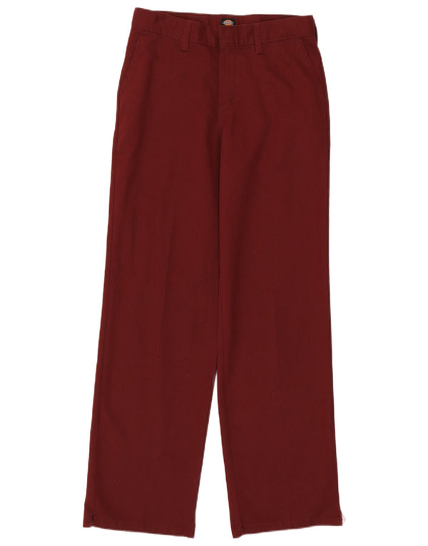 Dickies locker sitzende Chinohose für Jungen, 13–14 Jahre, W28, L29, Burgunderrot