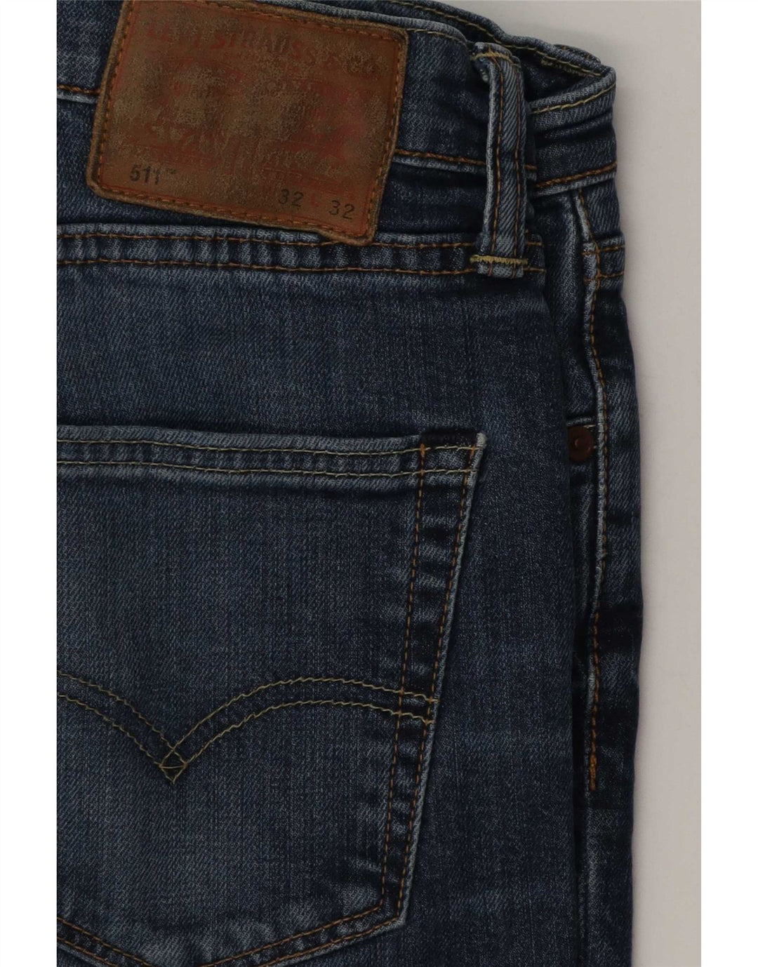 Levi's Herren 511 Slim Jeans W32 L32 Marineblau Baumwolle