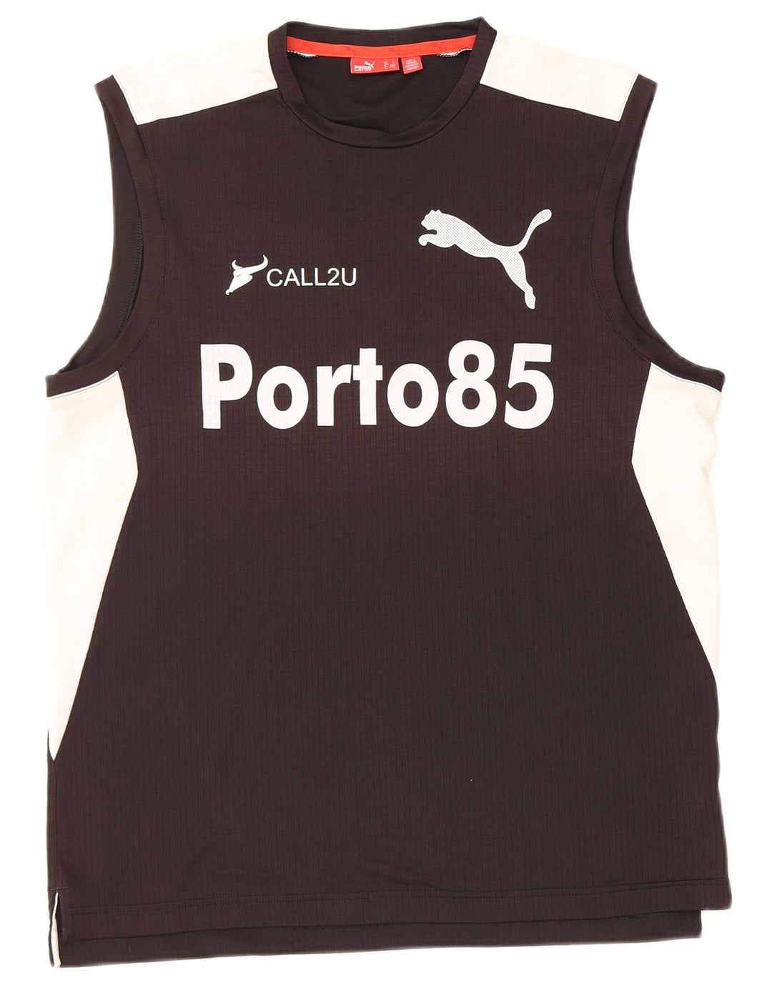 Puma Herren Graphic Vest Top Large Schwarz Farbblock