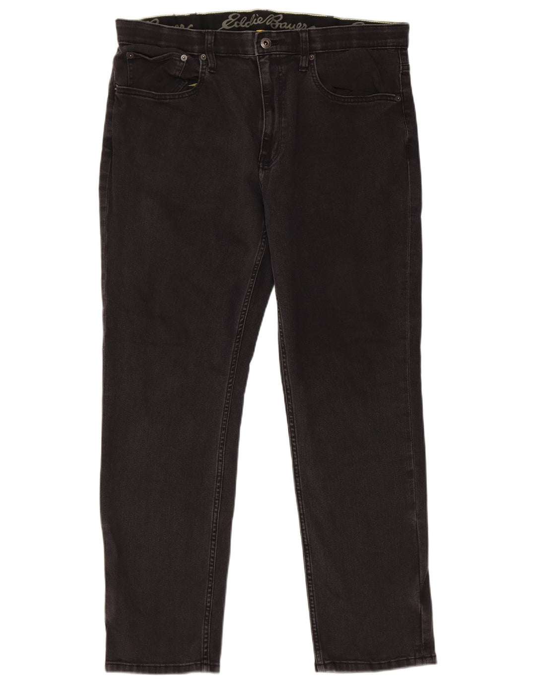 Eddie Bauer Herren Straight Jeans W38 L30 Schwarz
