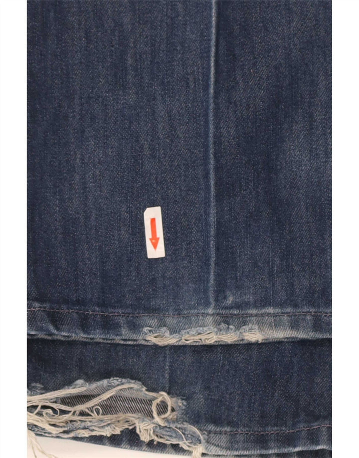 Levi's Herren Distressed Straight Jeans W33 L34 Blaue Baumwolle