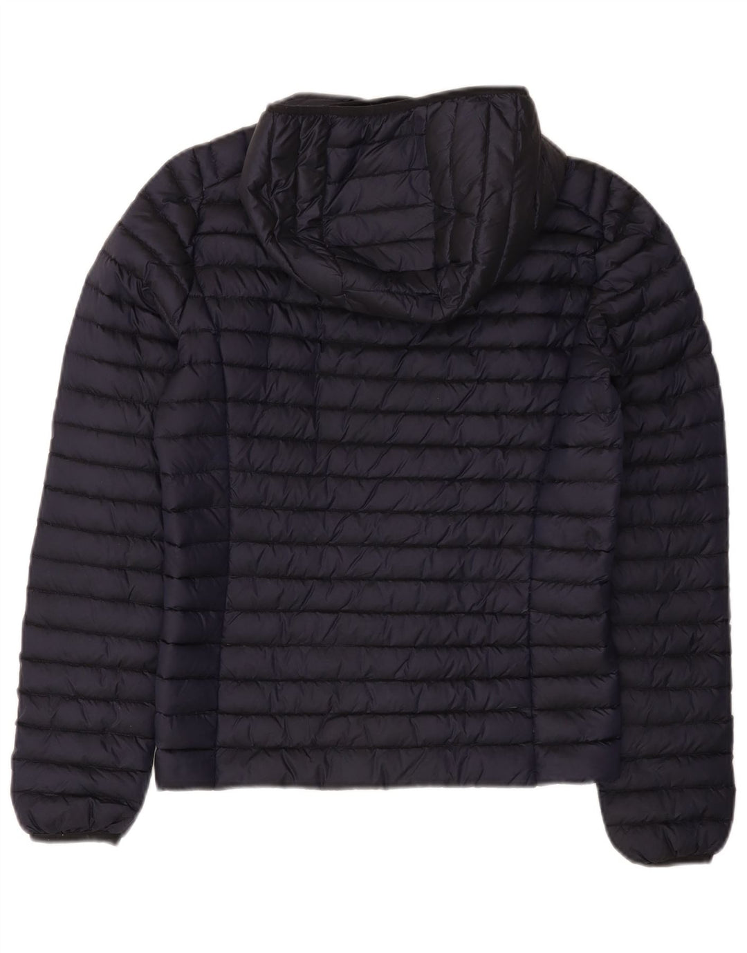 SUPERDRY Wattierte Damenjacke mit Kapuze, Größe S, Marineblau, Nylon
