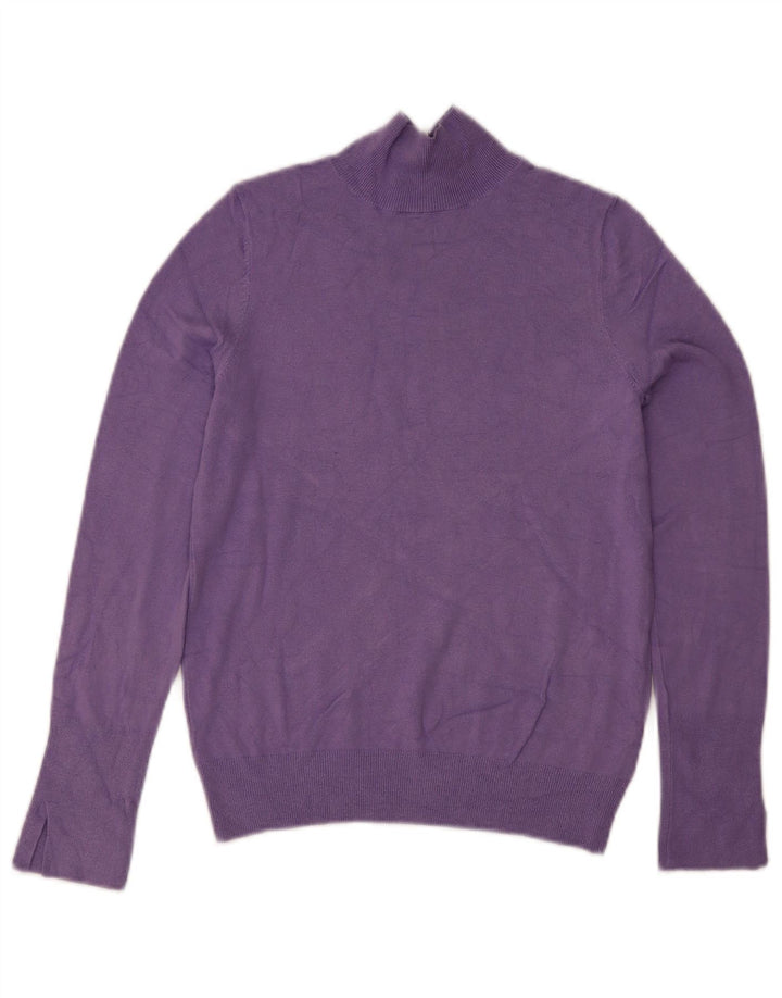 Zara Damen-Pullover mit Rollkragen, Gr. 10, Violett