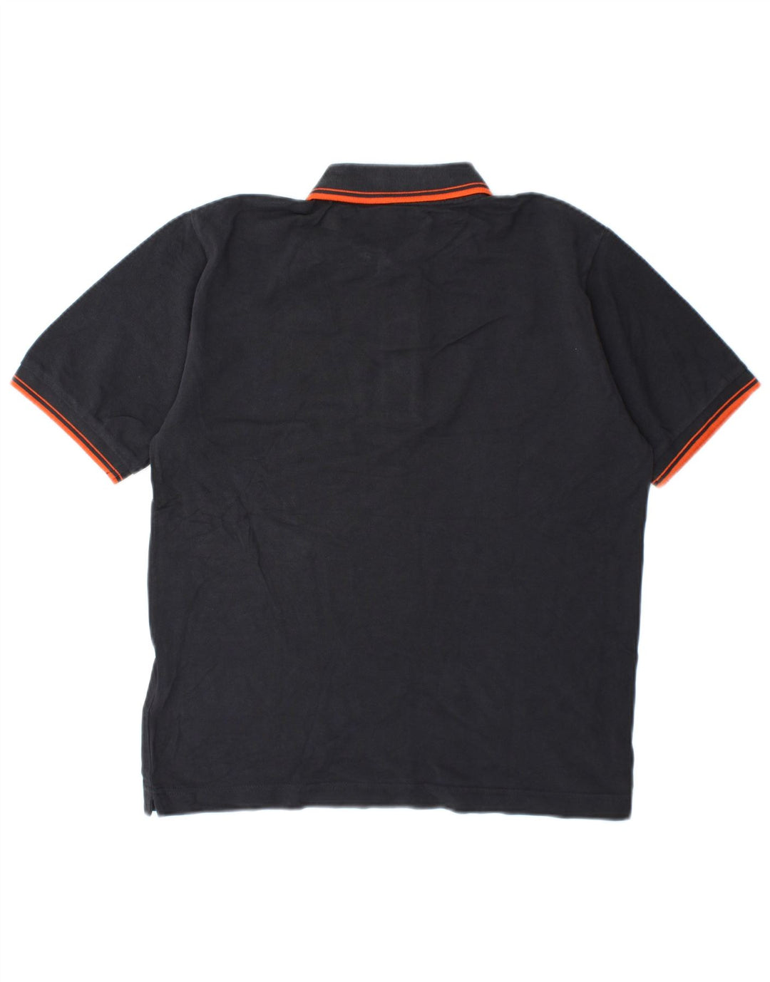 Kappa Herren-Poloshirt, klein, grau gestreift, Baumwolle