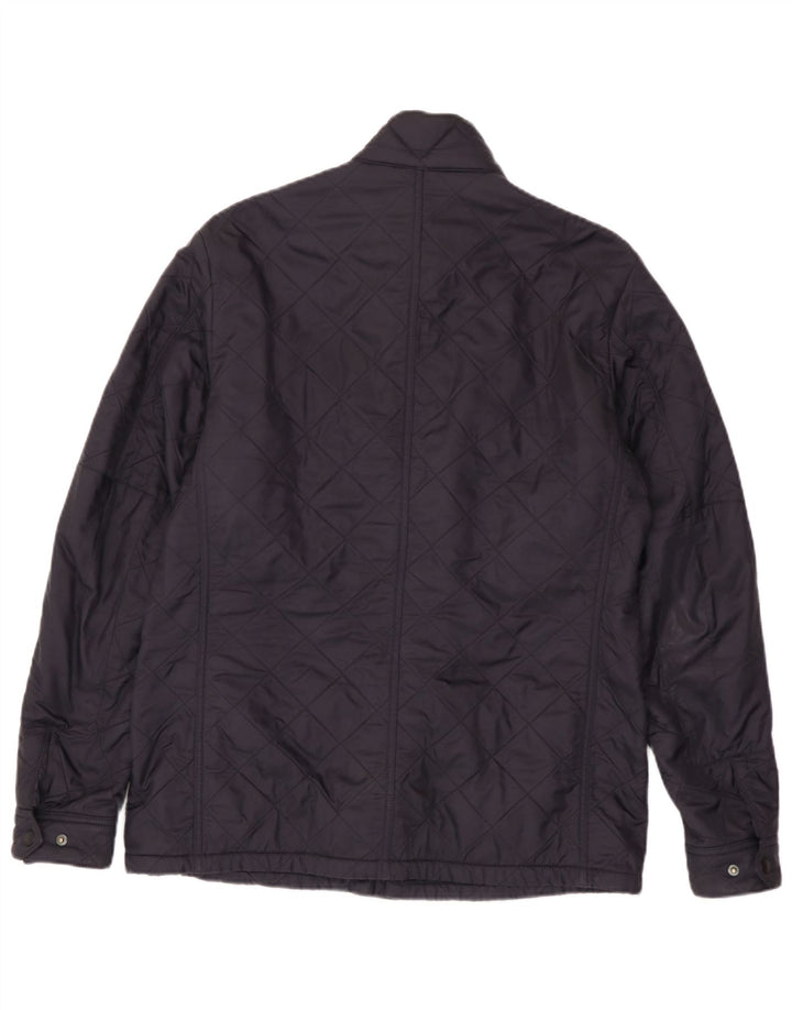 Barbour Herren Steppjacke UK 40 Large Marineblau Polyamid