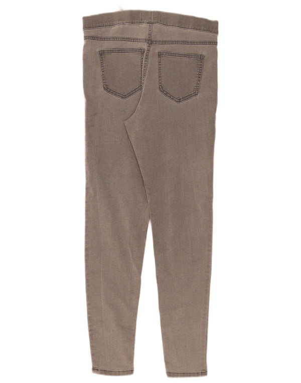 Marks & Spencer Damen Jegging-Jeans UK 10 Small W28 L27 Graue Baumwolle