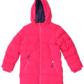 Joules Wattierte Jacke mit Kapuze für Mädchen, 8–9 Jahre, Rosa, Polyester