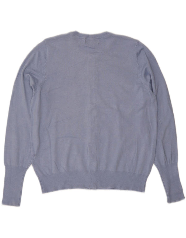 Marks & Spencer Damen-Cardigan-Pullover UK 16 Große blaue Viskose