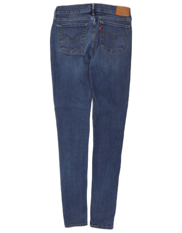 LEVI'S Damen 710 Super Skinny Jeans W30 L31 Blaue Baumwolle