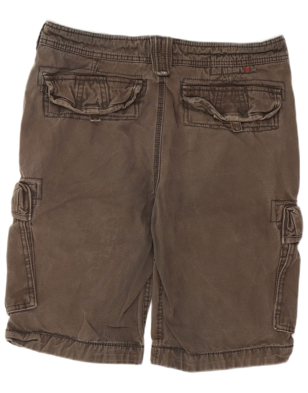Fat Face Herren Cargoshorts W32 mittelgraue Baumwolle