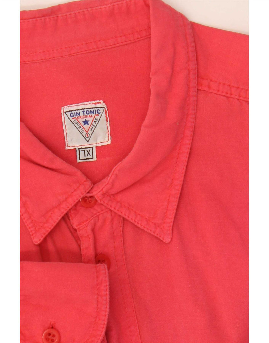 Gin Tonic Mens Shirt XL Red