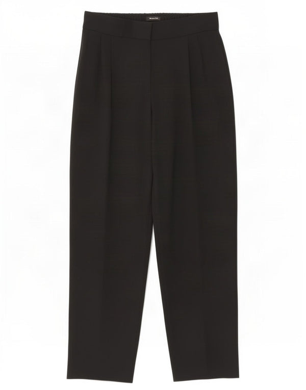 Massimo Dutti Damen Anzughose mit Pegged-Anzug, EU 36, XS, B26, L27, schwarze Viskose