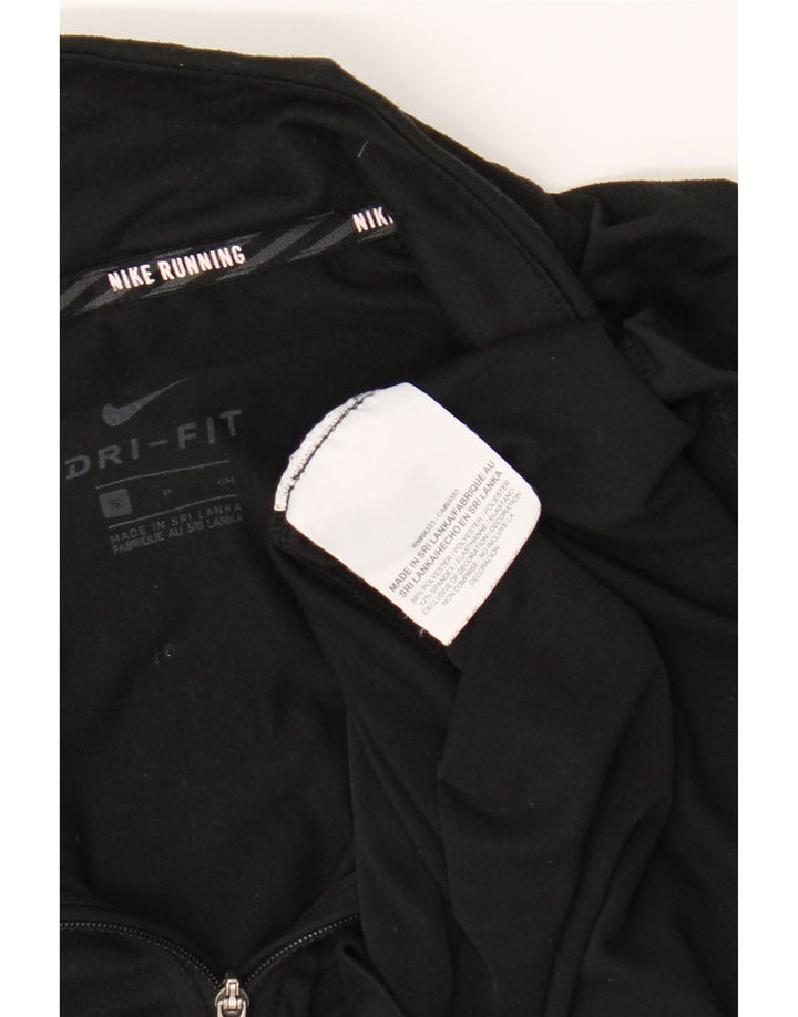 Nike Herren Dri Fit Pullover-Trainingsanzug mit Reißverschluss, Größe S, Schwarz, Polyester