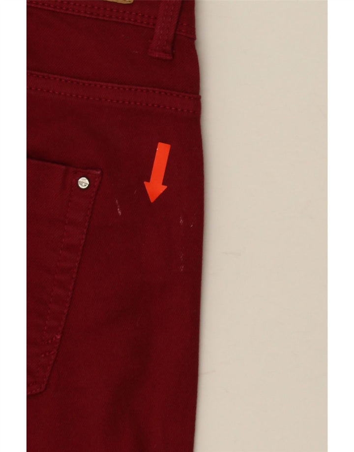 ZARA Damen Skinny Jeans EU 38 Small W28 L30 Rot