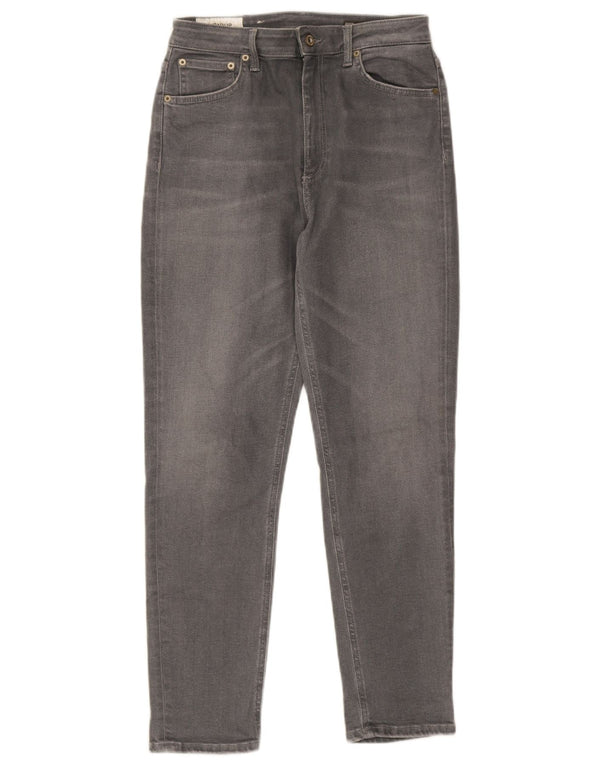 Dondup Damen Anya Tapered Jeans W28 L28 Graue Baumwolle
