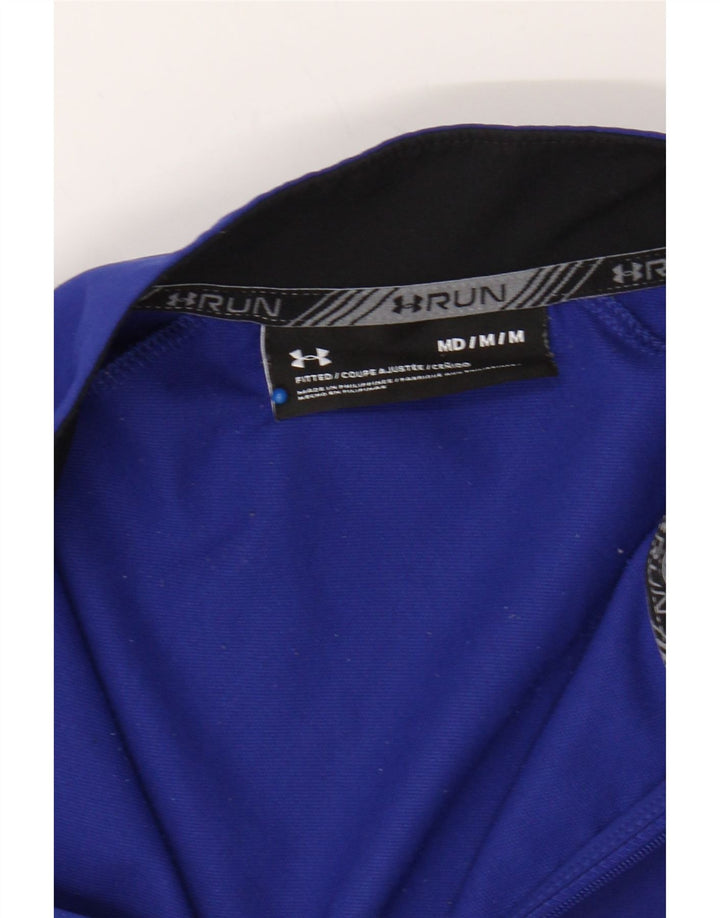 UNDER ARMOUR Mens Tracksuit Top Jacket Medium Blue Polyester Vintage Under Armour and Second-Hand Under Armour from Messina Hembry 