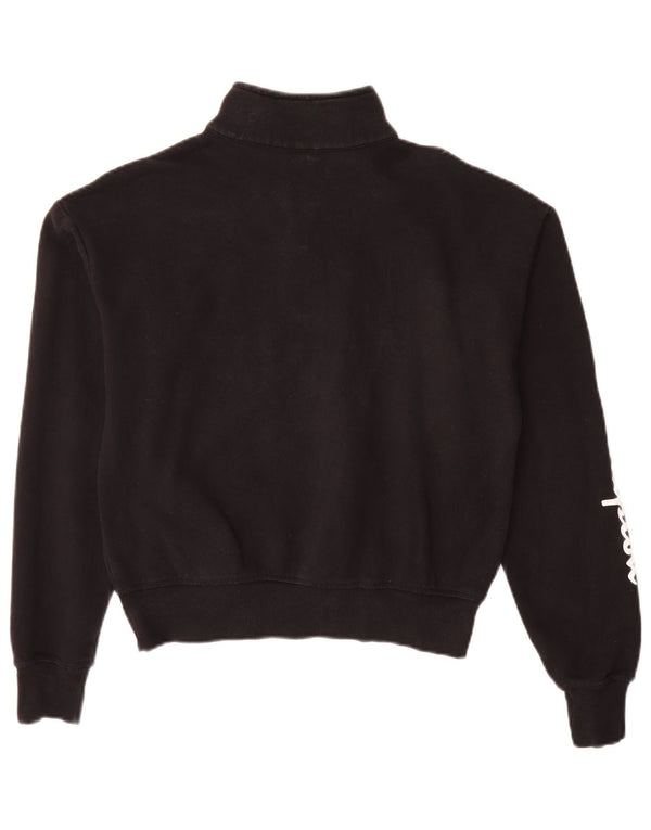 Champion Damen-Pullover mit übergroßem Grafik-Sweatshirt, Gr. 10, Größe S, Schwarz