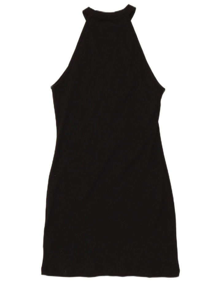 PUMA Womens Halter Dress UK 12 Medium Black Cotton