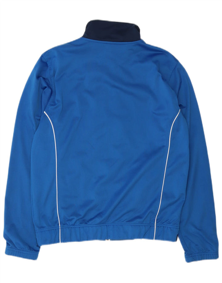 Asics Herren-Trainingsanzug-Top-Jacke, kleines blaues Farbblock-Polyester