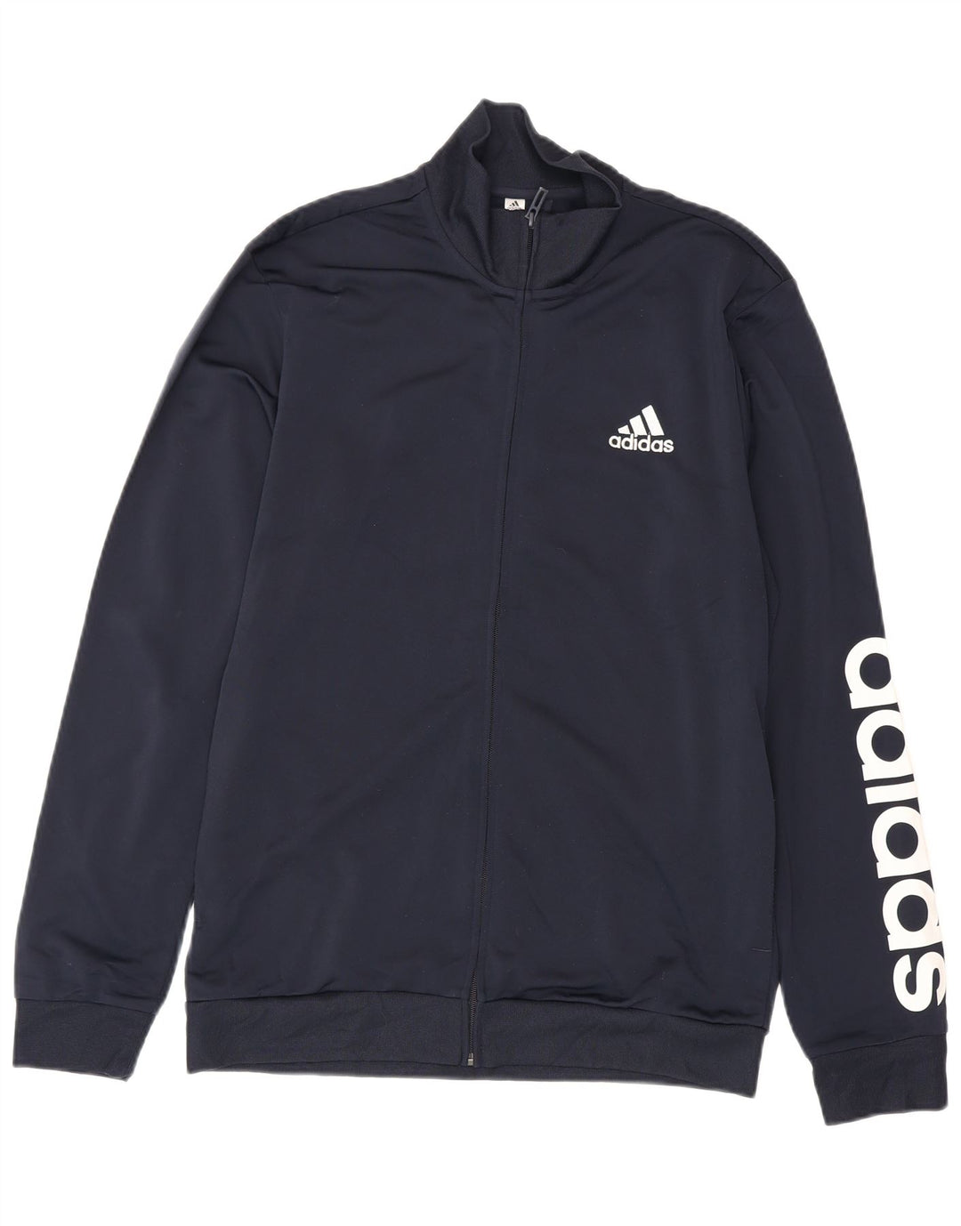 Adidas Herren Graphic Trainingsanzug Top Jacke UK 40/42 Mittel Marineblau