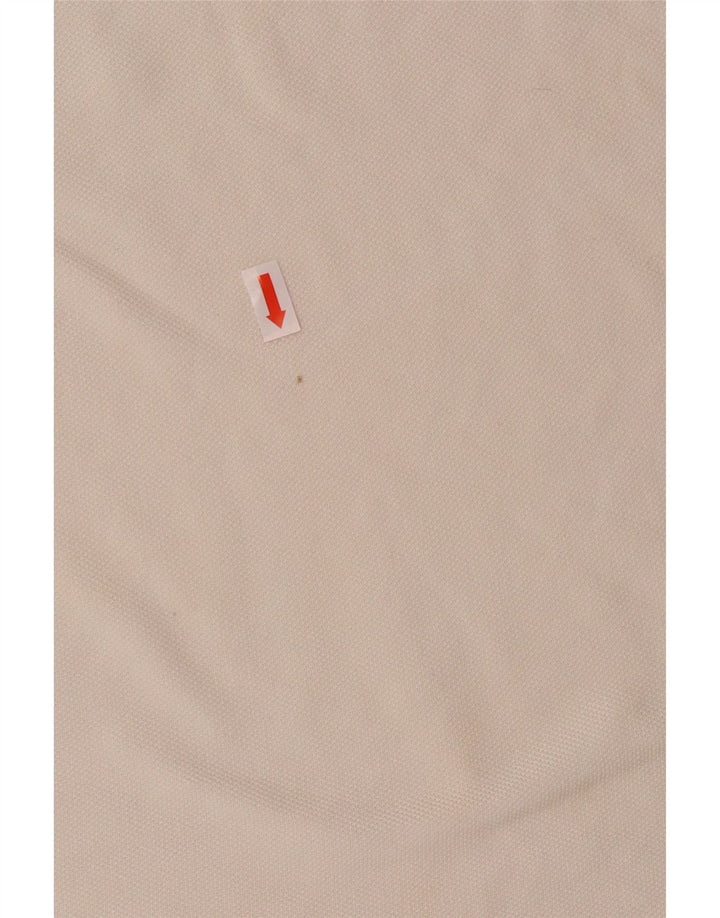 Lacoste Jungen-Poloshirt, 13–14 Jahre, weiße Baumwolle