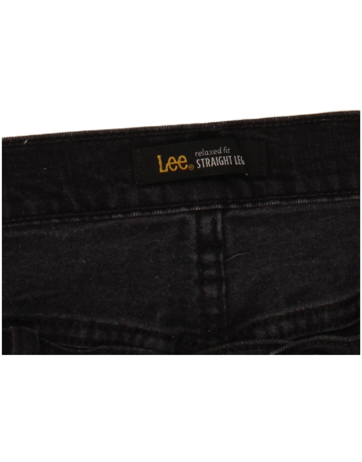 LEE Damen-Jeansshorts mit entspannter Passform, W34, Größe L, Schwarz