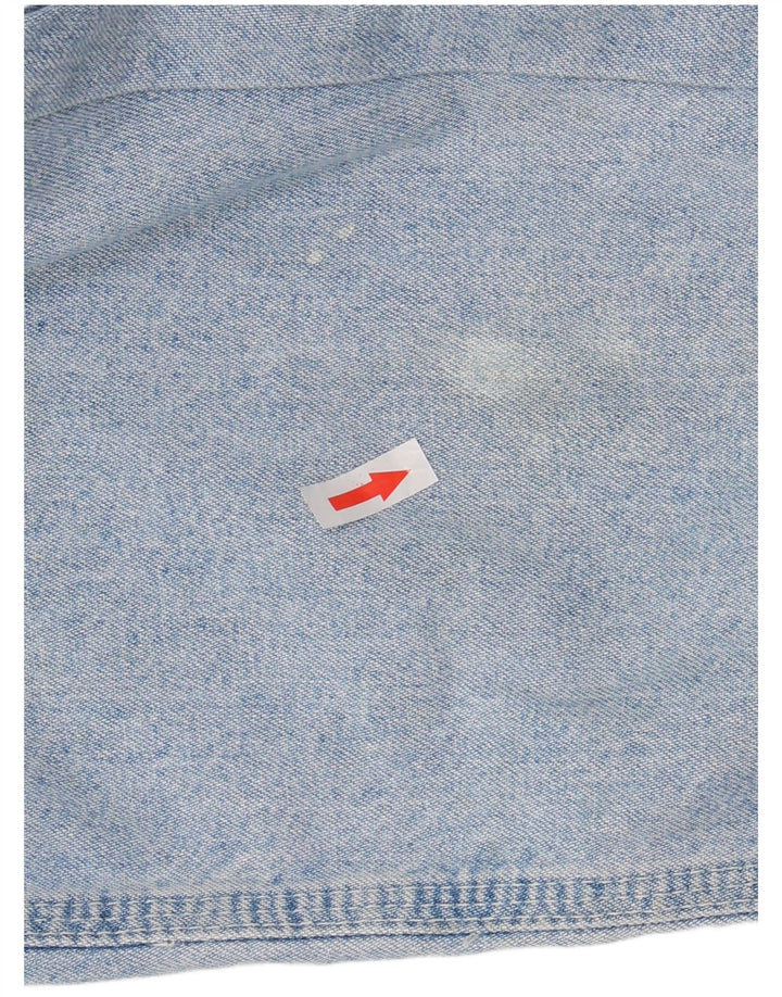Rifle Damen Latzhose Capri Jeans W32 L19 Blau