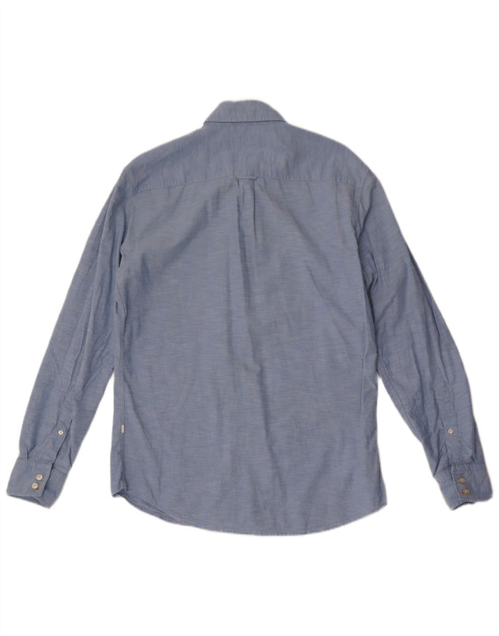 HUGO BOSS Herrenhemd, Größe L, Blau