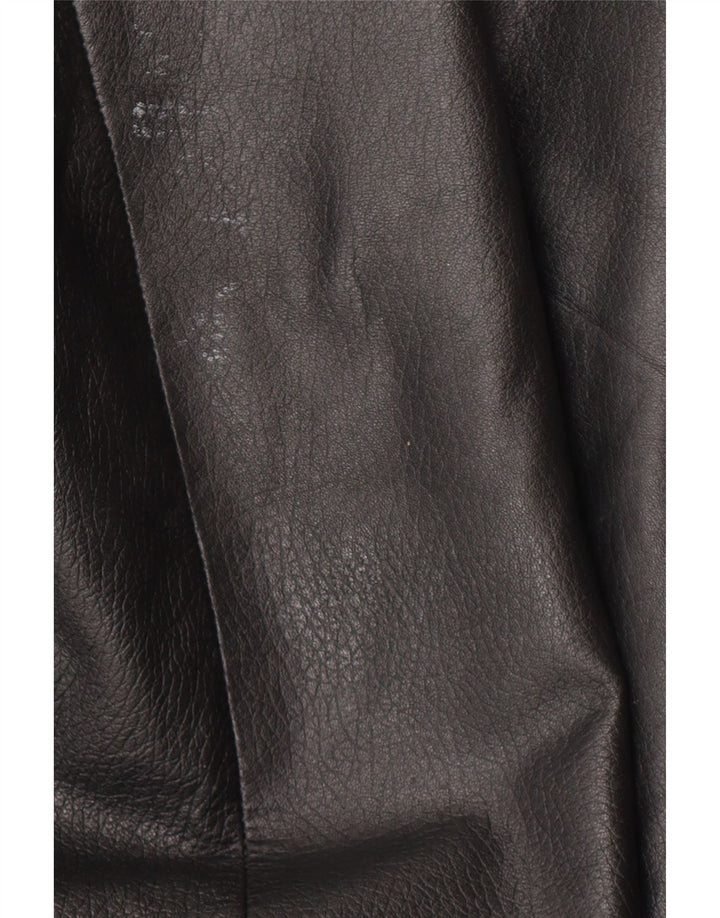 Vintage Herren Lederjacke UK 38 Mittelschwarzes Leder