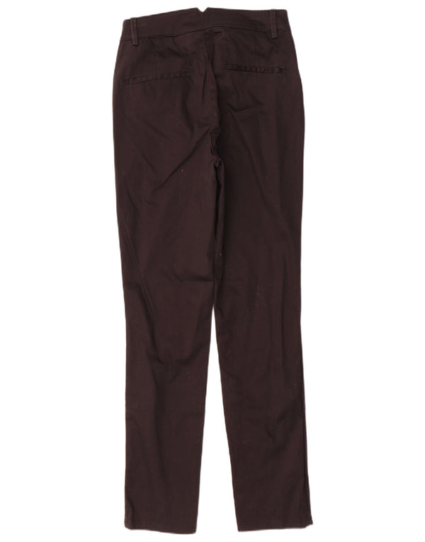 Massimo Dutti Damen Slim Chinohose EU 38 Small W26 L29 Schwarz
