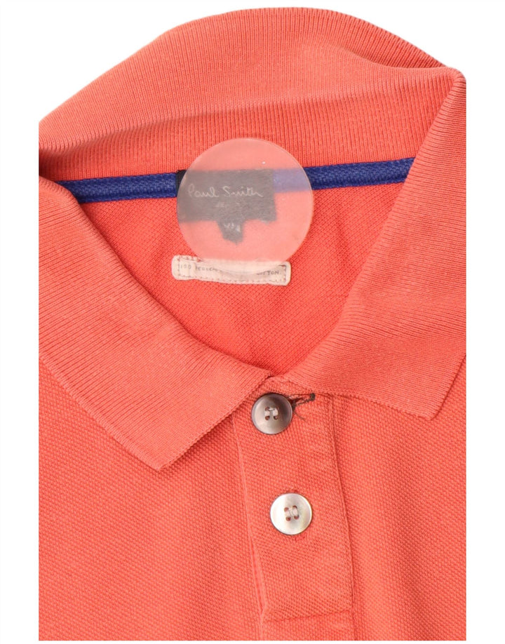 Paul Smith Herren Poloshirt XL, rote Baumwolle