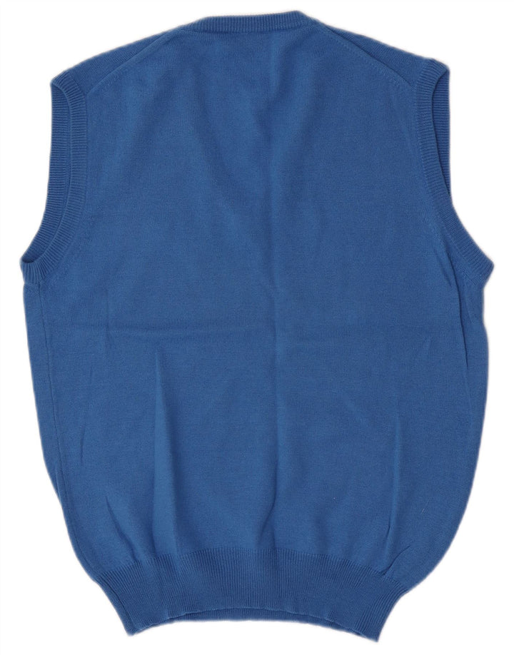 Bernhard Wagner Herren Weste Tank Top IT 52 Large Blau