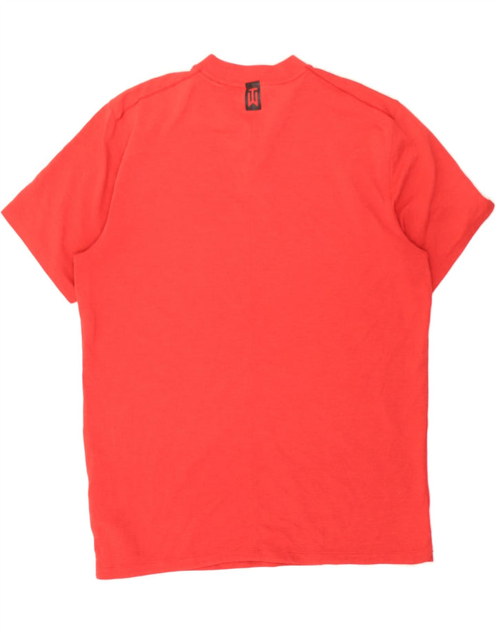 NIKE Mens T-Shirt Top Large Red Polyester Vintage Nike and Second-Hand Nike from Messina Hembry 