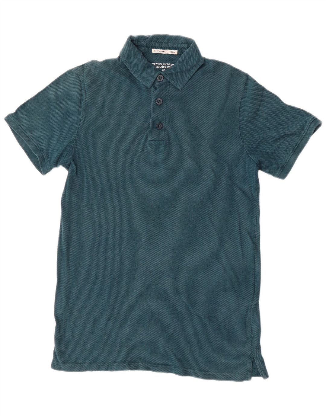 Mountain Warehouse Herren-Poloshirt, Größe S, grüne Baumwolle