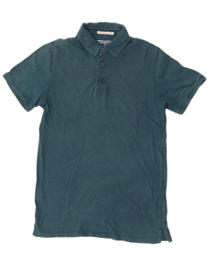 Mountain Warehouse Herren-Poloshirt, Größe S, grüne Baumwolle
