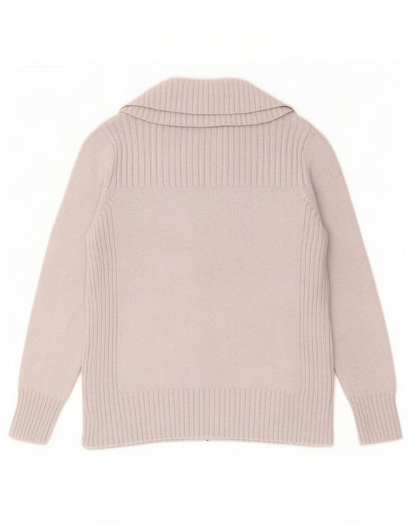 Marks & Spencer Damen-Cardigan-Pullover UK 16 Große graue Baumwolle