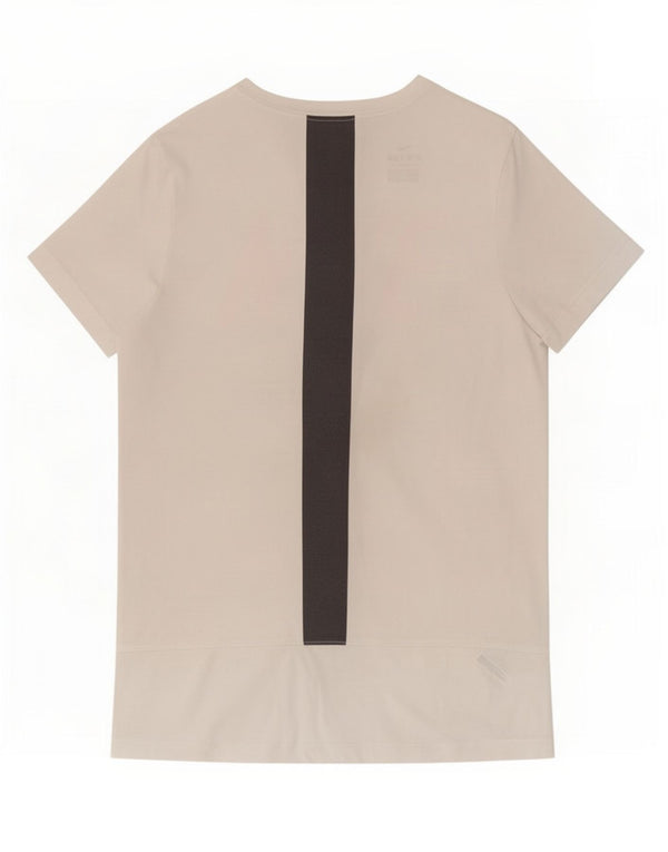 Nike Dri Fit Grafik-T-Shirt für Mädchen, 12–13 Jahre, Größe L, Weiß, Polyester