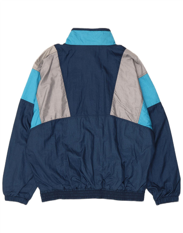 Golden Cup Herren-Trainingsanzug, Top-Jacke, EU 48, Mittel, Marineblau, Retro