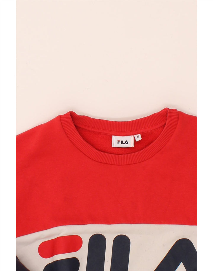FILA Herren-Sweatshirt mit Grafik, mittelgroß, mehrfarbig, Farbblock