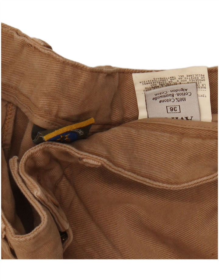 AVIREX Gerade Chino-Hose für Herren, W36, L31, braune Baumwolle