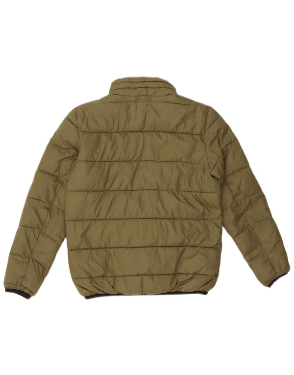 TOMMY HILFIGER Wattierte Jacke für Jungen, 12–13 Jahre, Khaki, Nylon
