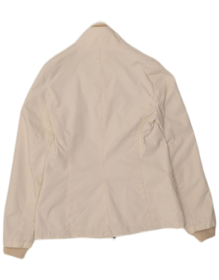 Conte of Florence Damen-Utility-Jacke IT 42 Mittelweißes Nylon