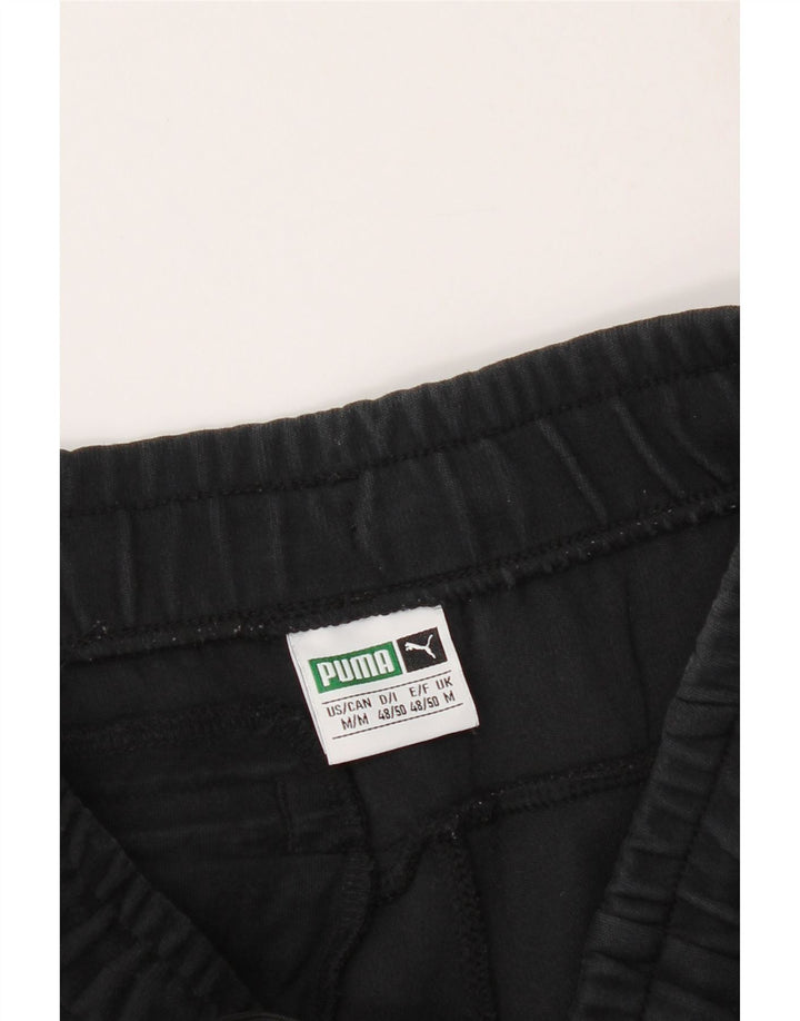 PUMA Mens High Waist Tracksuit Trousers Medium  Navy Blue Cotton Vintage Puma and Second-Hand Puma from Messina Hembry 