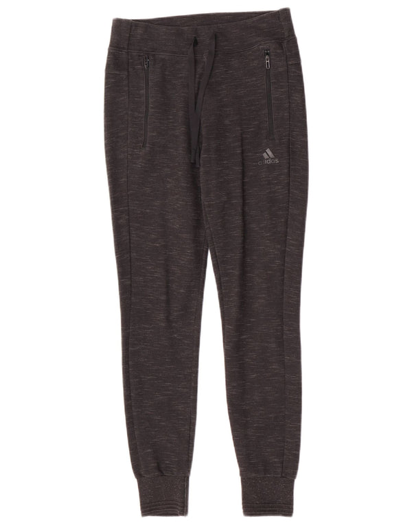 Adidas Damen Trainingshose Jogger UK 4/6 XS Grau gefleckt Sport