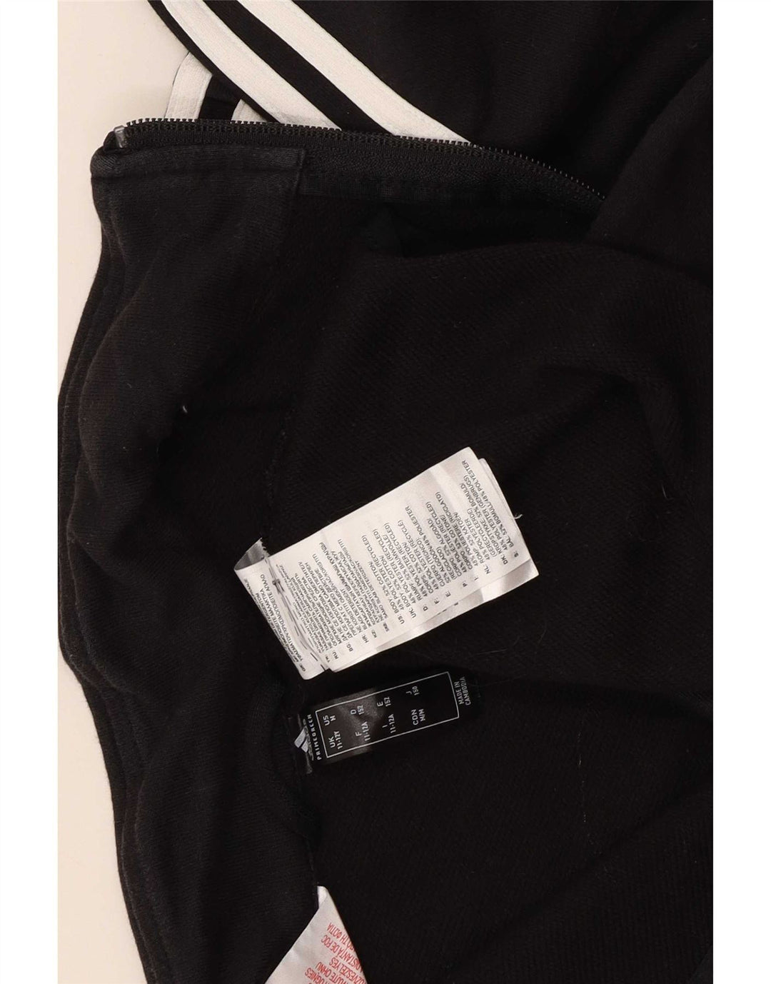 Adidas Jungen Trainingsanzug Top Jacke 11-12 Jahre Schwarzes Polyester