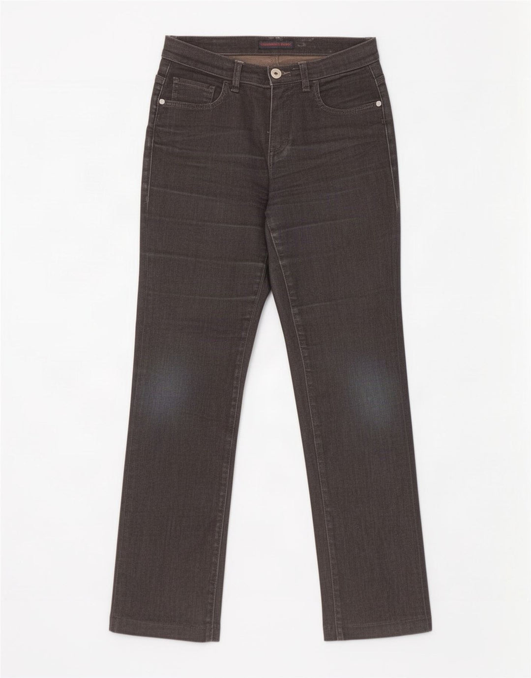 Trussardi Damen Straight Jeans W28 L28 Schwarz