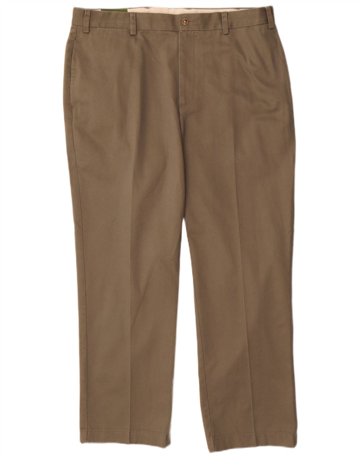 ORVIS Gerade Chino-Hose für Herren, W38, L30, Khaki, Baumwolle