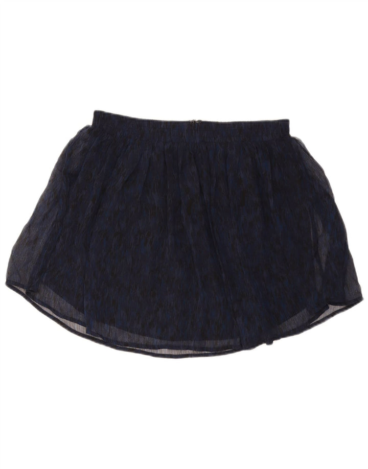 CONVERSE Damen Minirock Medium W30 Marineblaues Ikat-Polyester